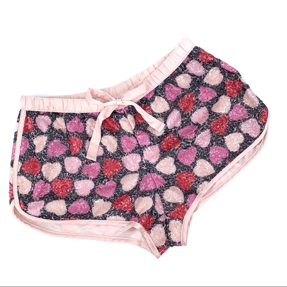 Victoria’s Secret sequined heart satin sleep short - Picture 2 of 16